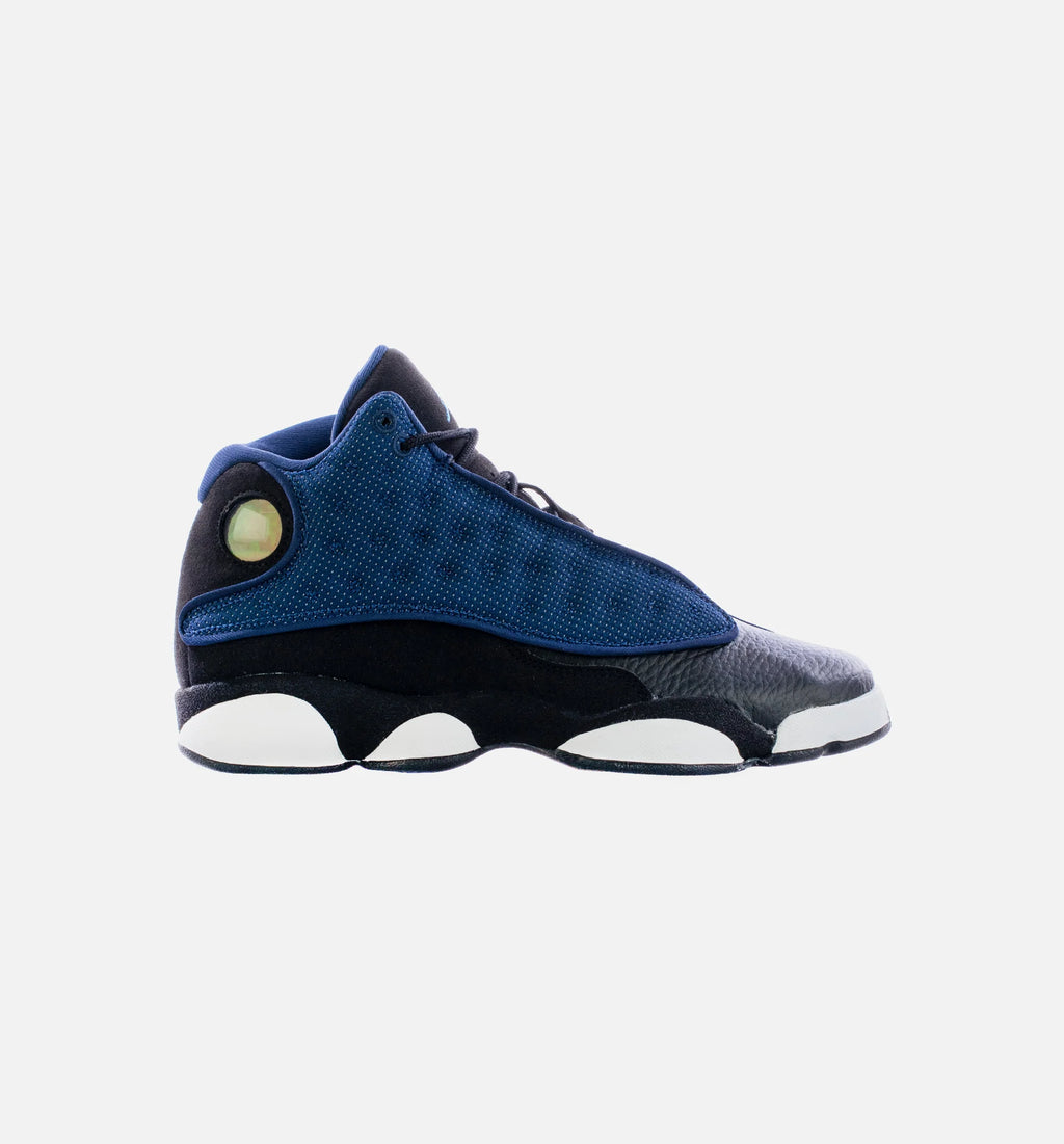 Air Jordan 13 Retro Brave Blue Grade School Lifestyle Shoe Navy Free Shipping