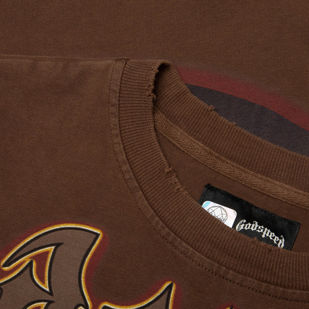 On the Run II T Shirt Brown