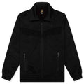 Tricot Jersey Fringe Track Jacket Black