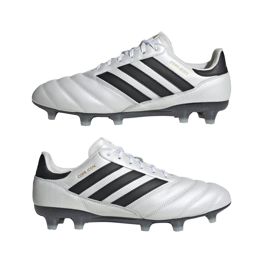 adidas Copa Icon FG Firm Ground Soccer Cleats White Black Gold Metallic