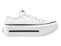 Tenis Converse Double Stack Blanco y Negro para Mujer