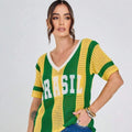 Blusa Brasil Tricot Copa do Mundo