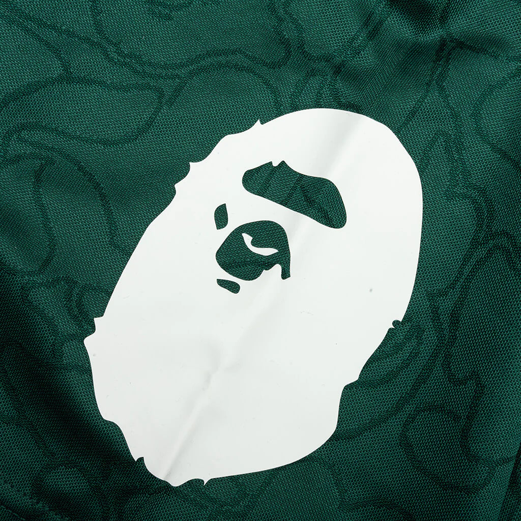 Line Camo Multi Logo Relaxed Fit Football Jersey Green