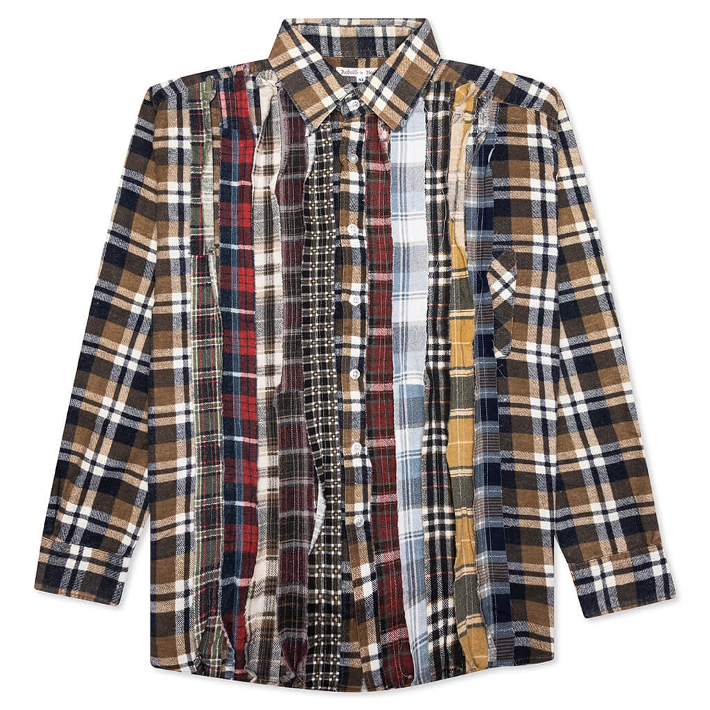 Ribbon Flannel Shirt Assorted