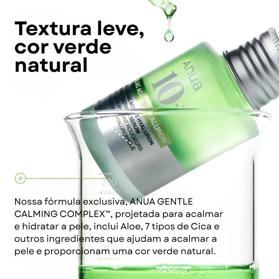 Sérum Calmante com Ácido Azelaico 10 e Ácido Hialurônico