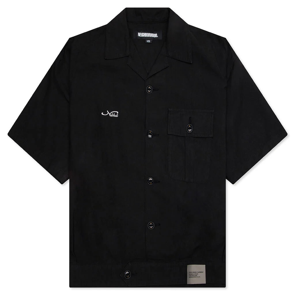 Belted Officer S S Shirt Black