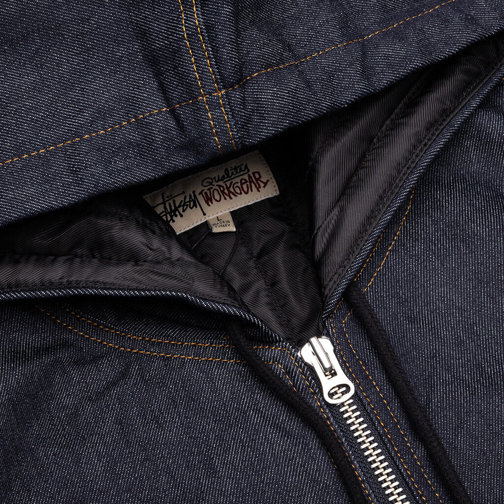 Work Denim Jacket Raw Indigo