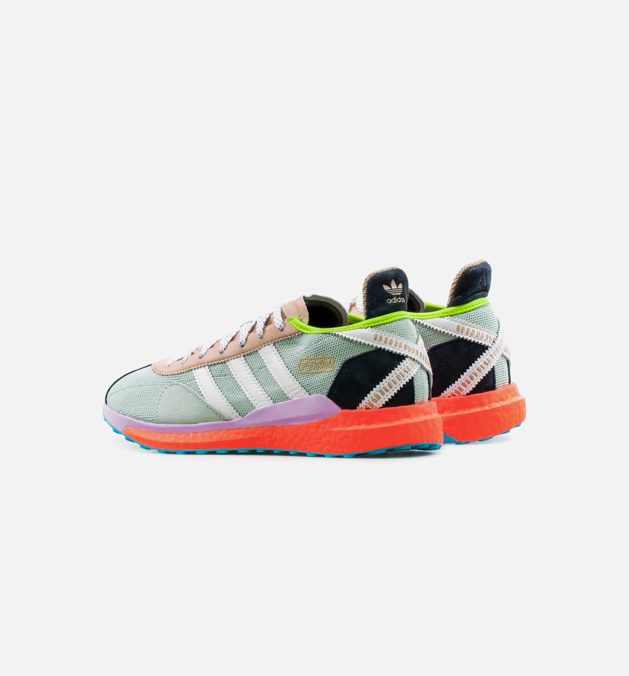 Pharrell X adidas Tokio Solar Hu Mens Lifestyle Shoe Green White