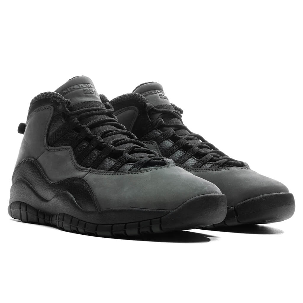 Air Jordan 10 Retro Shadow Charred Grey True Red Black
