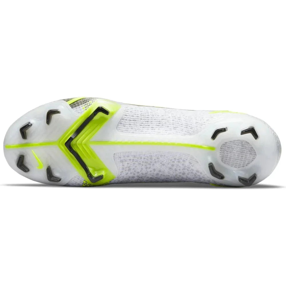 Nike Mercurial Vapor 14 Elite FG Firm Ground Soccer Cleats White Black Silver Volt