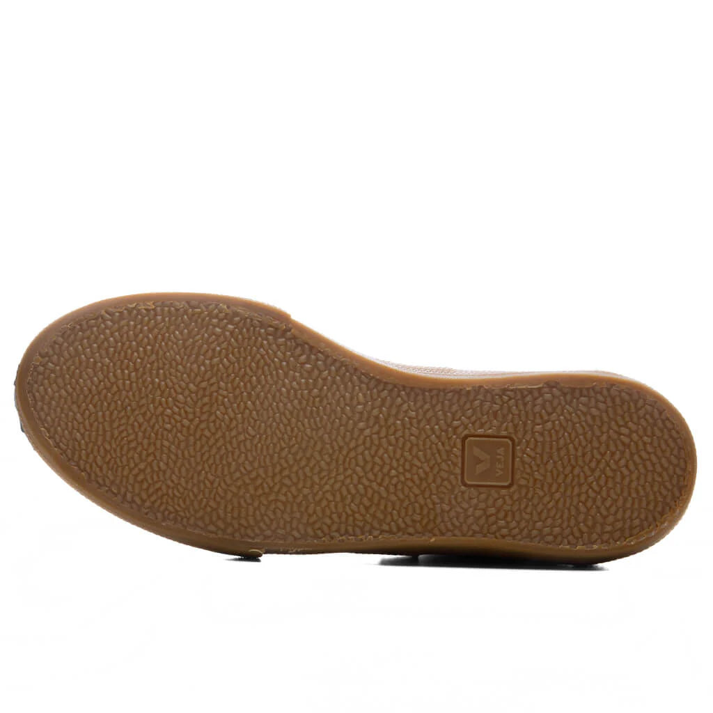 Womens Volley Leather Silver White Natural