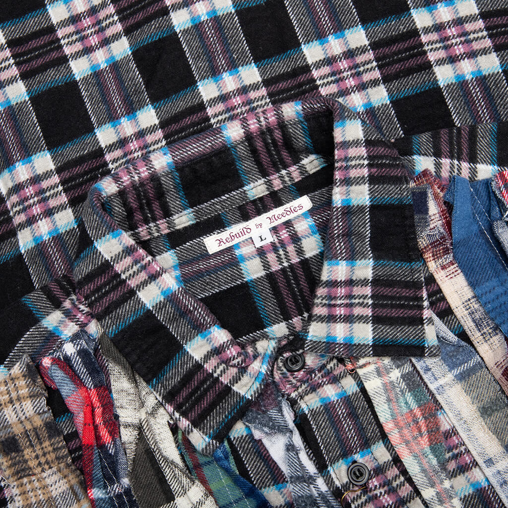 Ribbon Flannel Shirt Assorted
