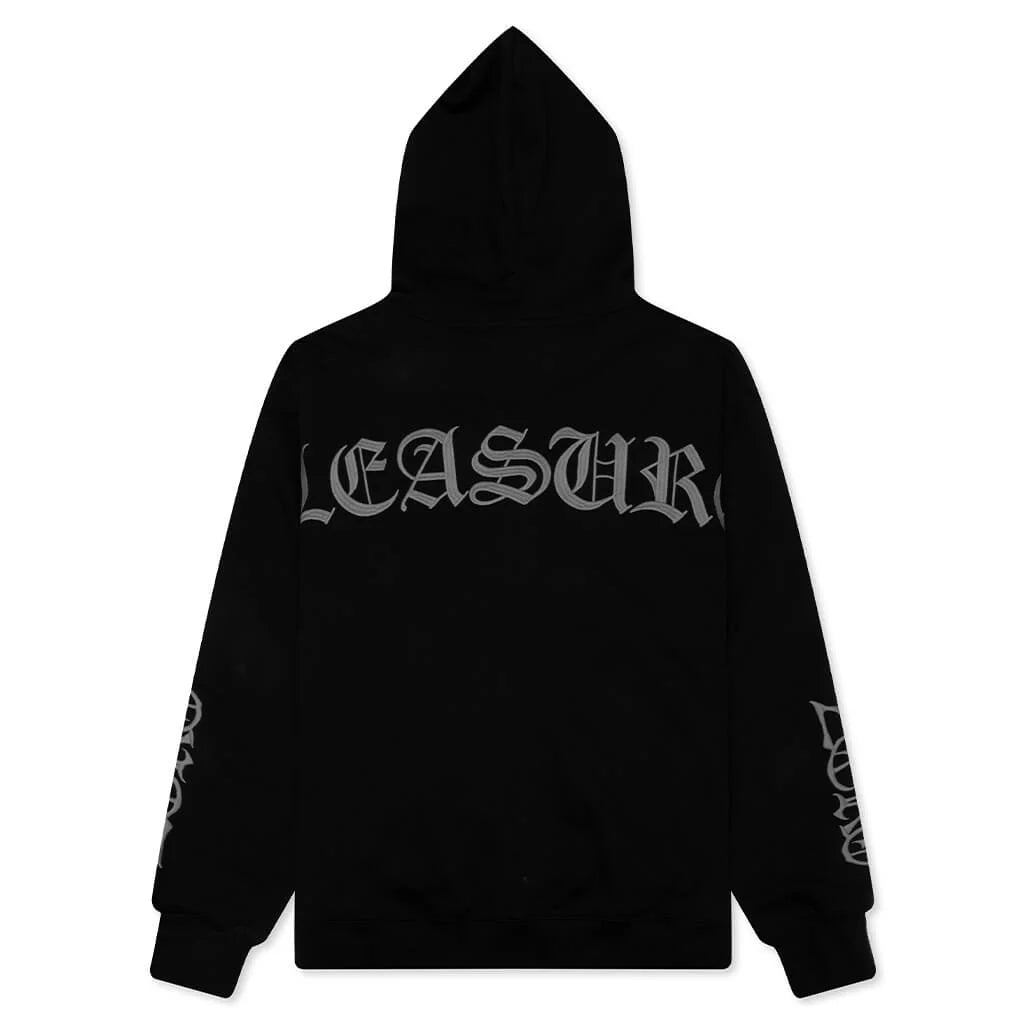 Pleasures x Zero Balaclava Zip Hoodie Black