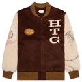 Holiday HTG Letterman Jacket Brown