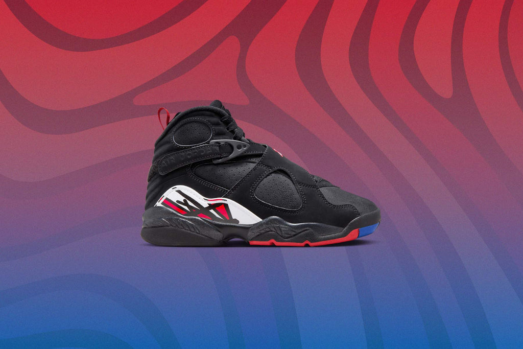 Air Jordan 8 Retro Playoffs GS Black True Red