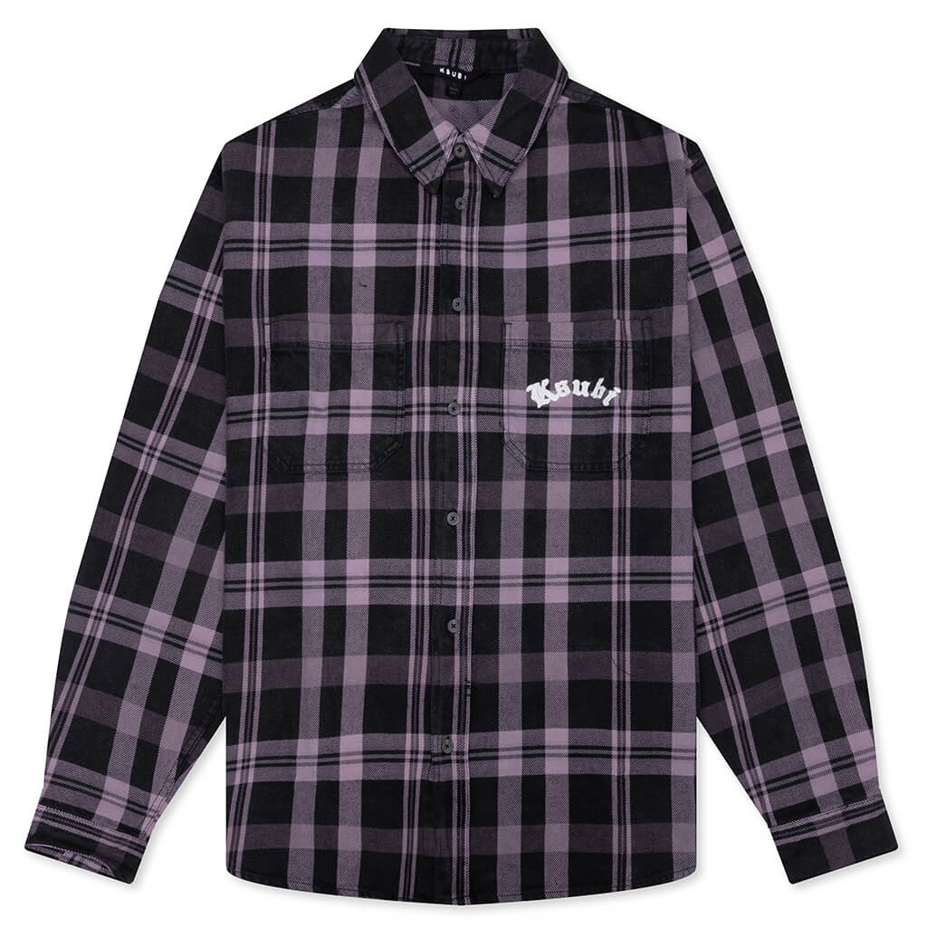 Vulture Flannel L S Shirt Plum