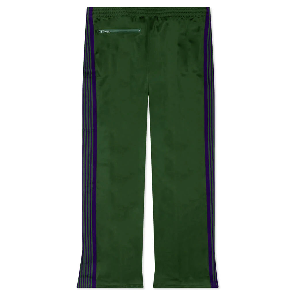 Boot Cut Track Pant Poly Smooth Ivy Green