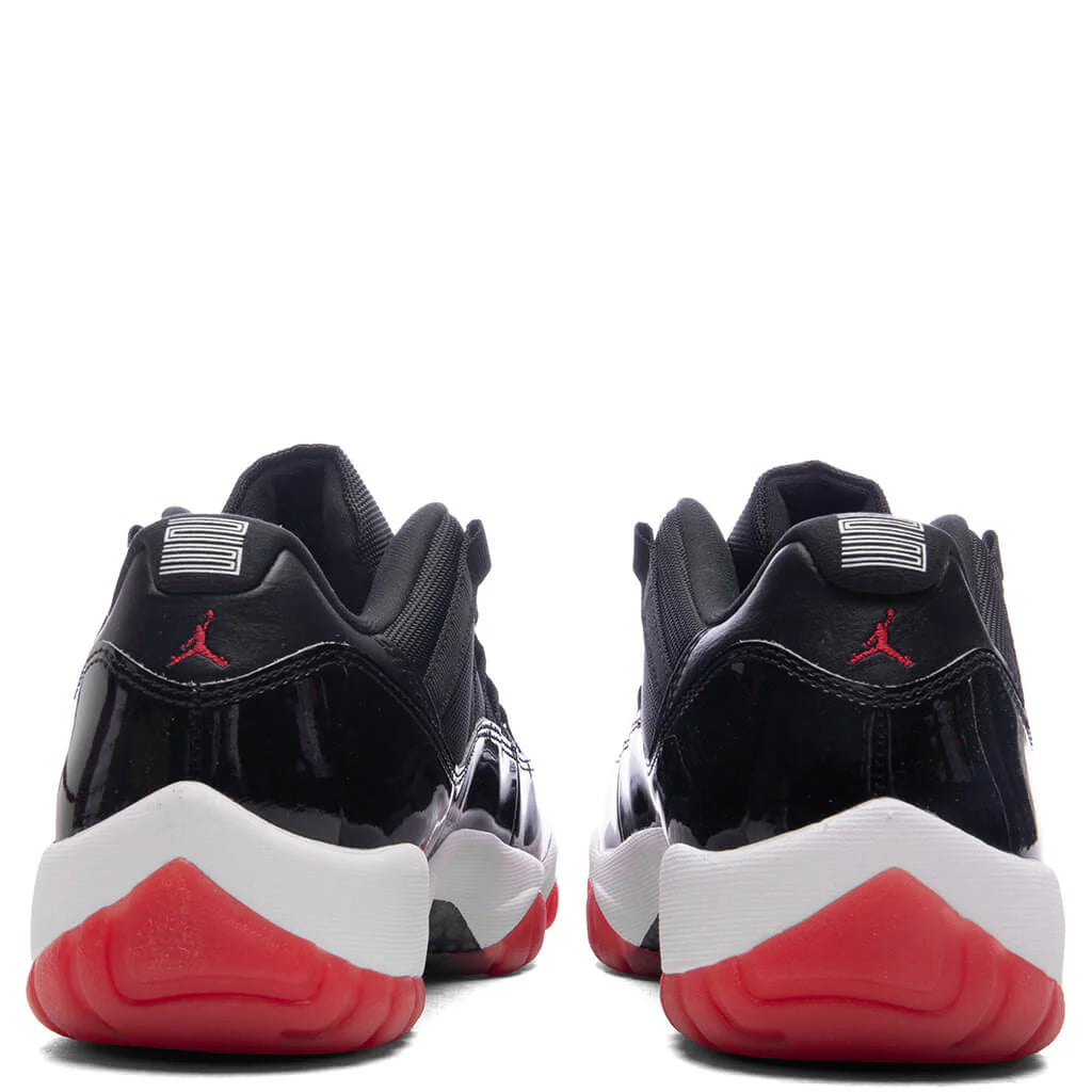 Air Jordan 11 Retro Low Bred Black Varsity Red White