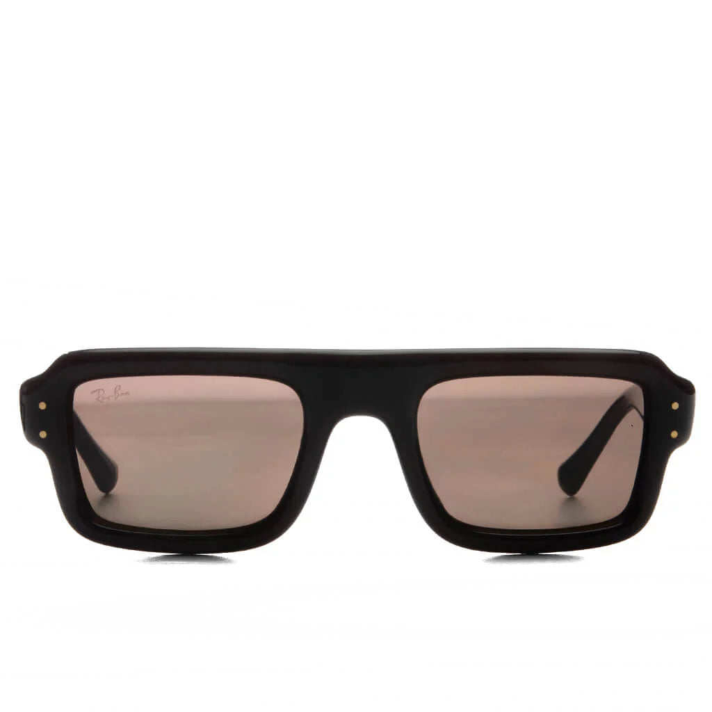Ray Ban x AAP Rocky Flacko Puffer Transparent Brown Frame Dark Brown Lens