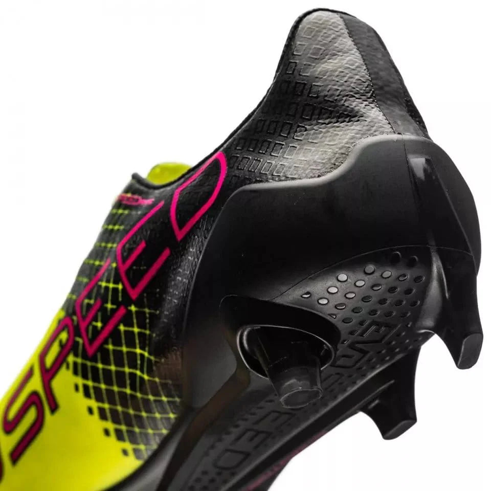 PUMA EvoSPEED SL II Tricks FG Firm Ground Soccer Cleats Pink Glo Safety Yellow