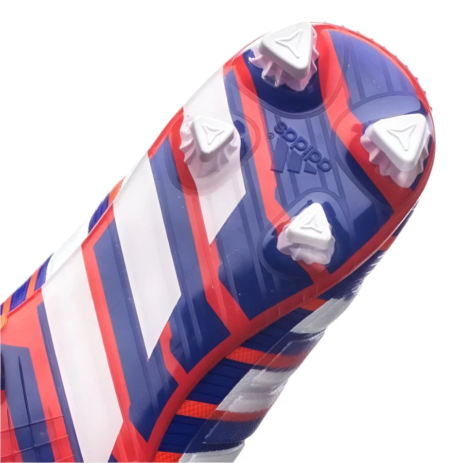 adidas Predator Instinct FG Firm Ground Soccer Cleats Solar Red White Night Flash