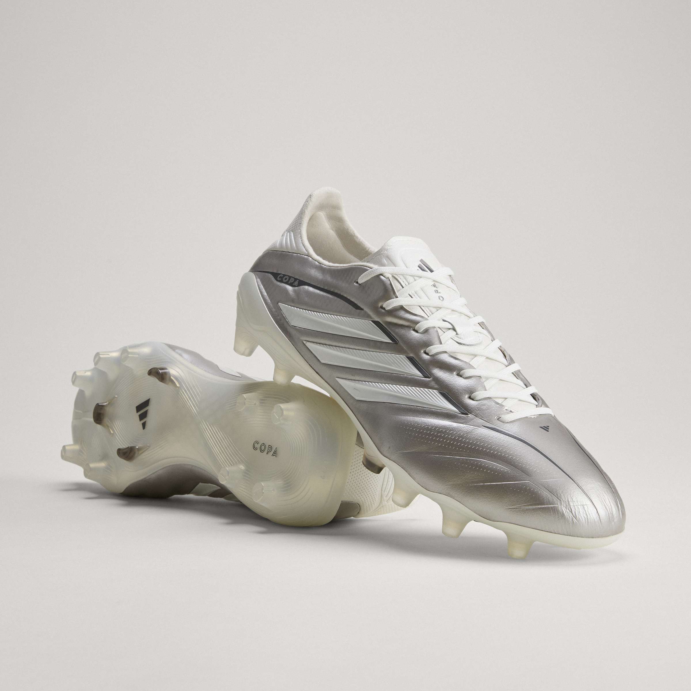adidas Copa Pure IV Elite FG Firm Ground Mens Soccer Cleats Metal Silver