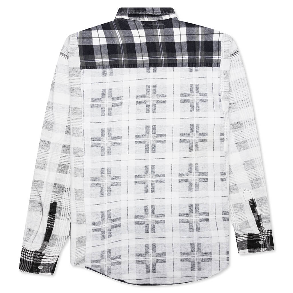 Ribbon Wide IO Flannel Shirt Assorted