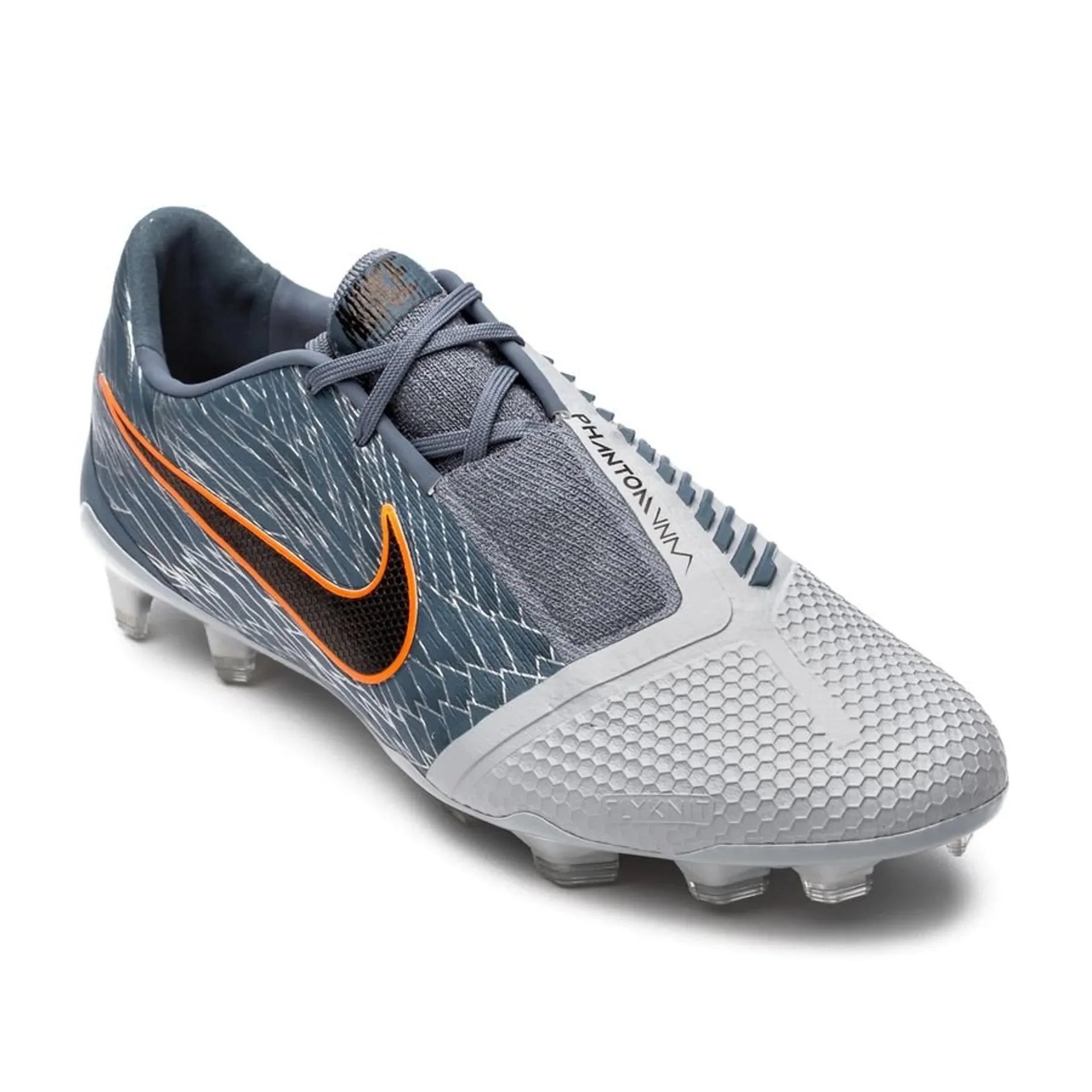 Nike Phantom Venom Elite FG Firm Ground Soccer Cleats Wolf Grey Black Armory Blue