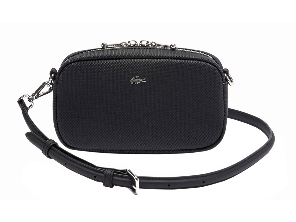 Bolso de Hombro Lacoste Negro para Mujer