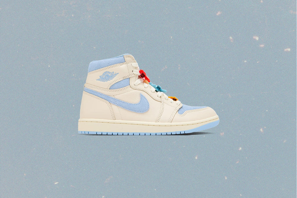 Womens Air Jordan 1 Retro High OG Psychic Blue Pale Ivory Psychic Blue Coconut Milk
