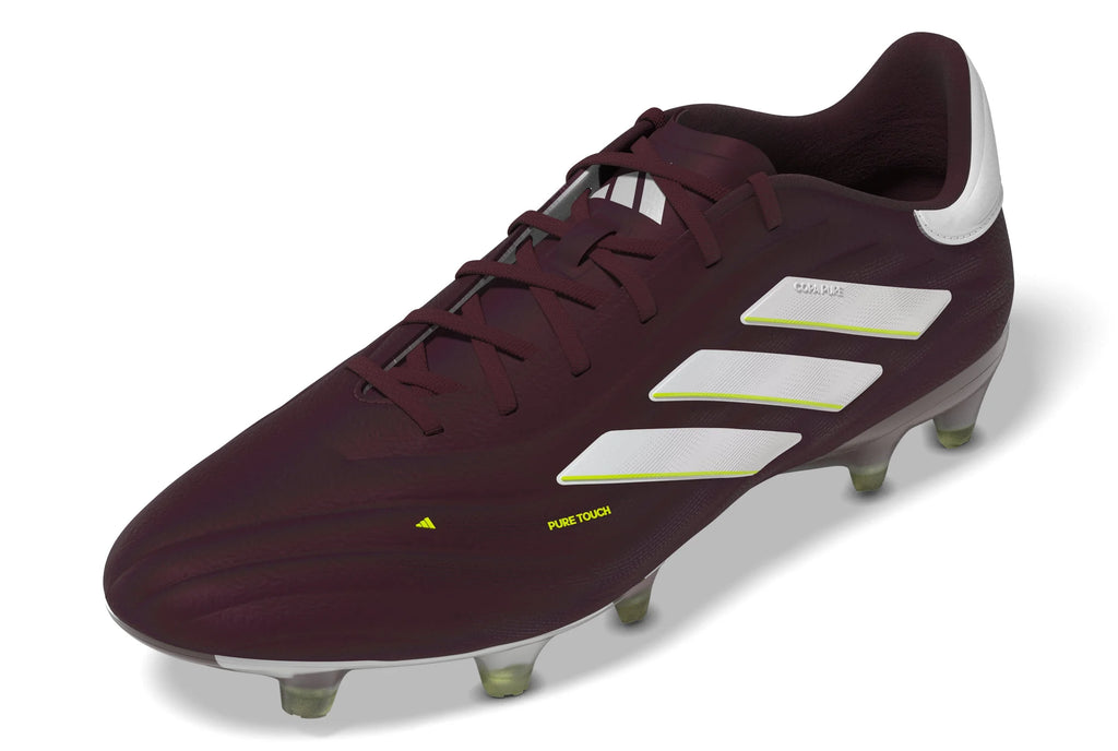 adidas Copa Pure 2 Elite FG Firm Ground Soccer Cleats Shadow Red White Solar Yellow