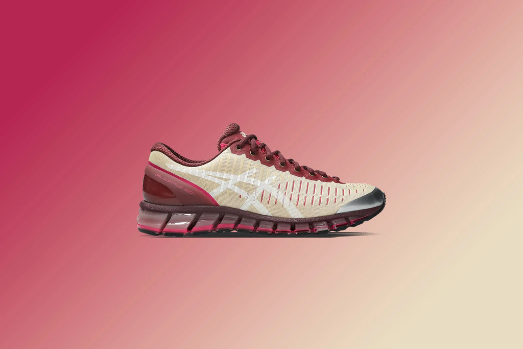 Asics x Above The Clouds Gel Quantum 360 I Soft Yellow Brisket Red