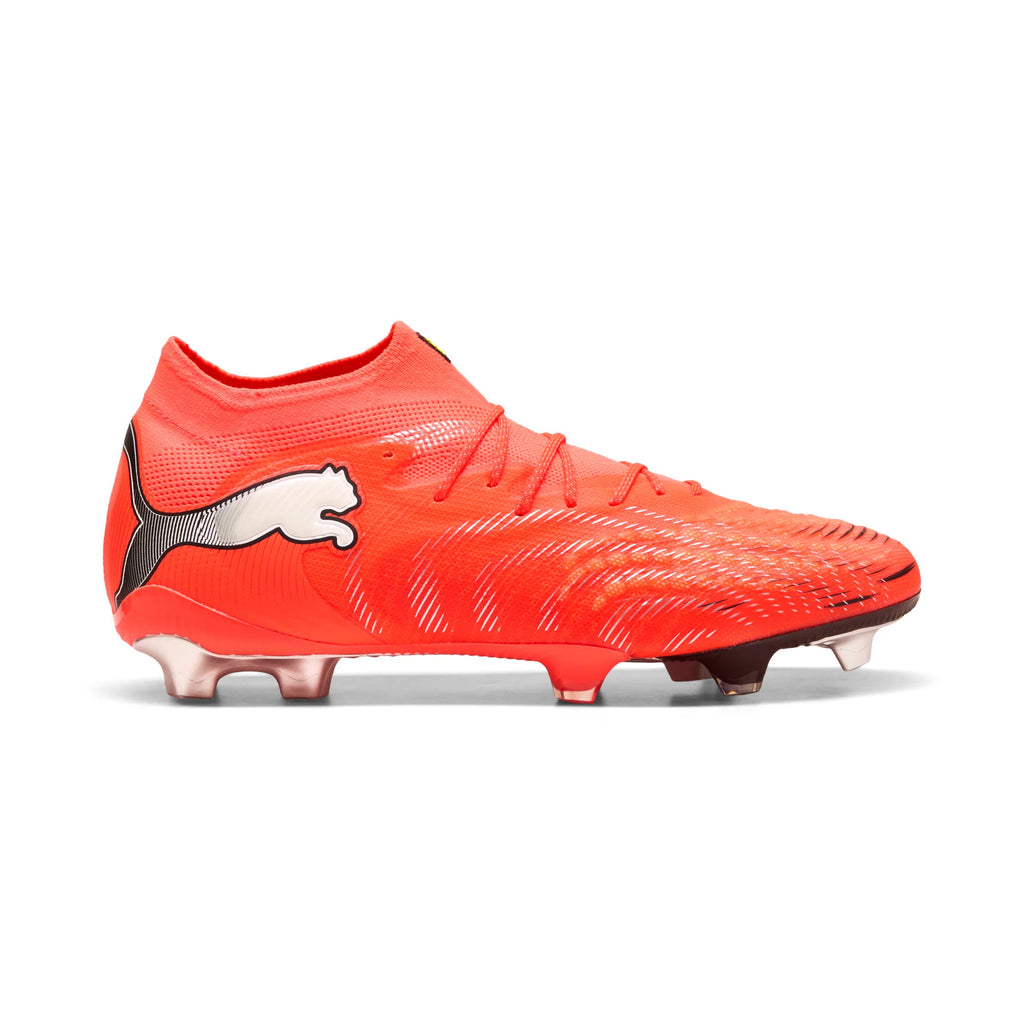 PUMA Future 9 Ultimate FG Firm Ground Mens Soccer Cleats Red White Black