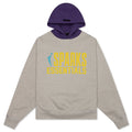 Fear of God Essentials x NBA Womens Sparks Classic Hoodie Heather Stone Purple Reign