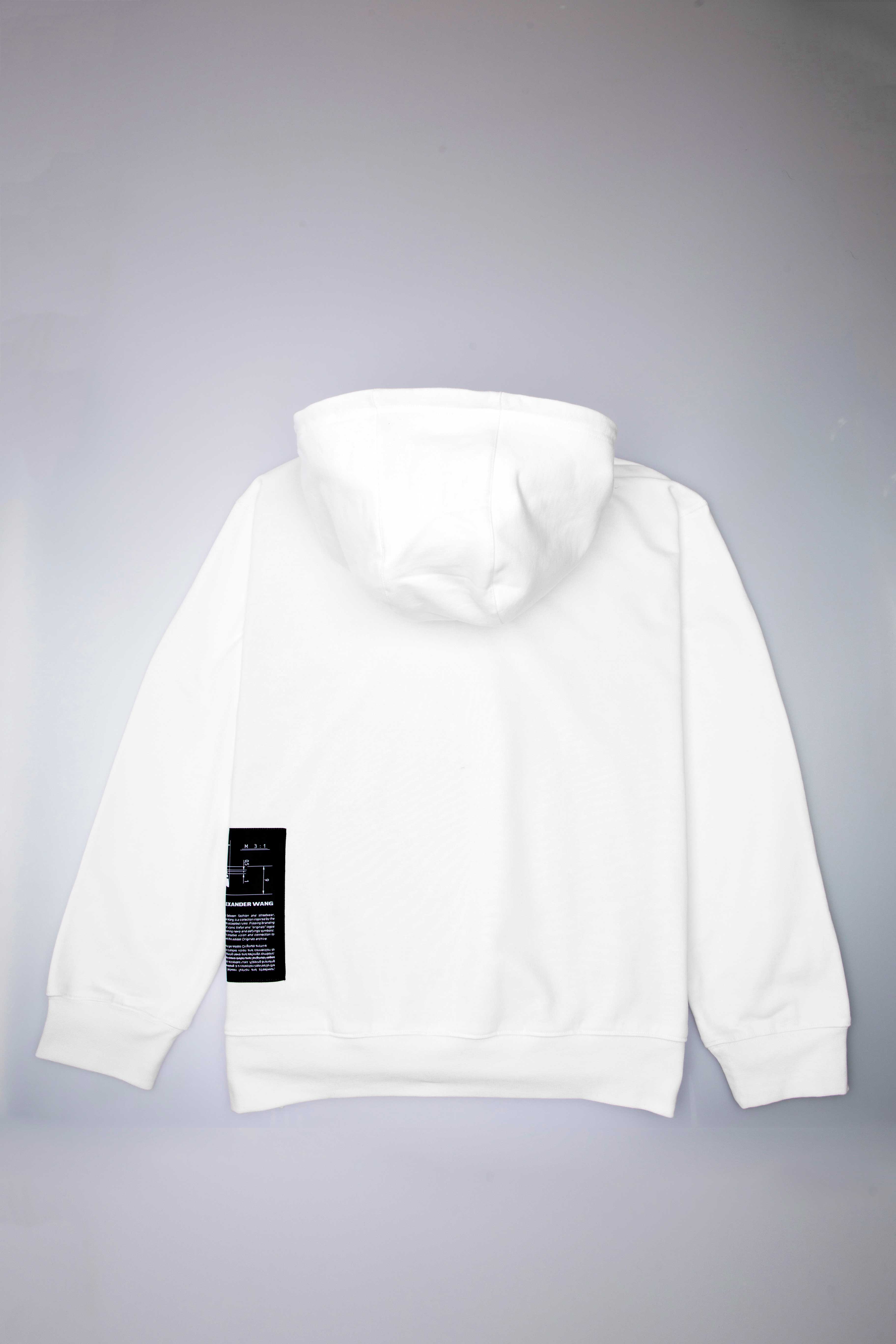 Alexander Wang X adidas Collection AW Graphic Mens Hoodie White White