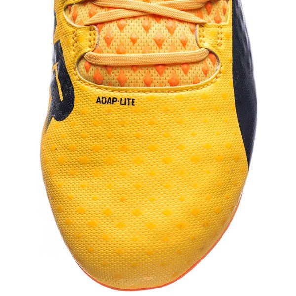 PUMA Evopower Vigor 1 FG Firm Ground Soccer Cleats Ultra Yellow Peacoat