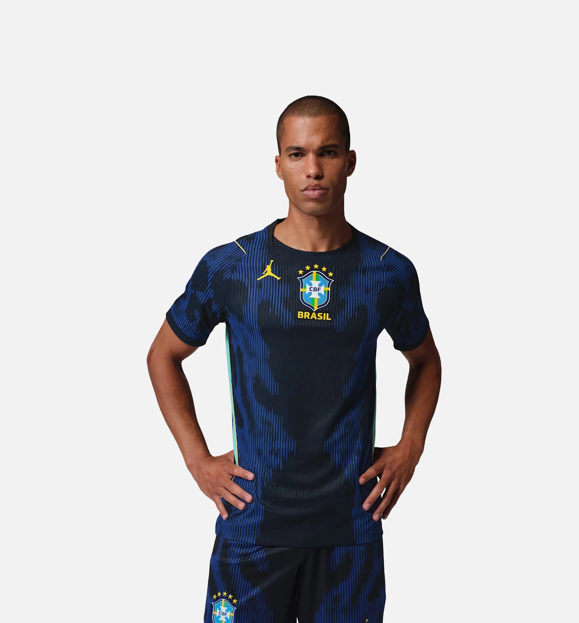 Brazil 2026 Match Away Aero Fit Soccer Authentic Mens Jersey Old Royal Black