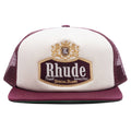 Special Blend Trucker Hat Maroon Off White