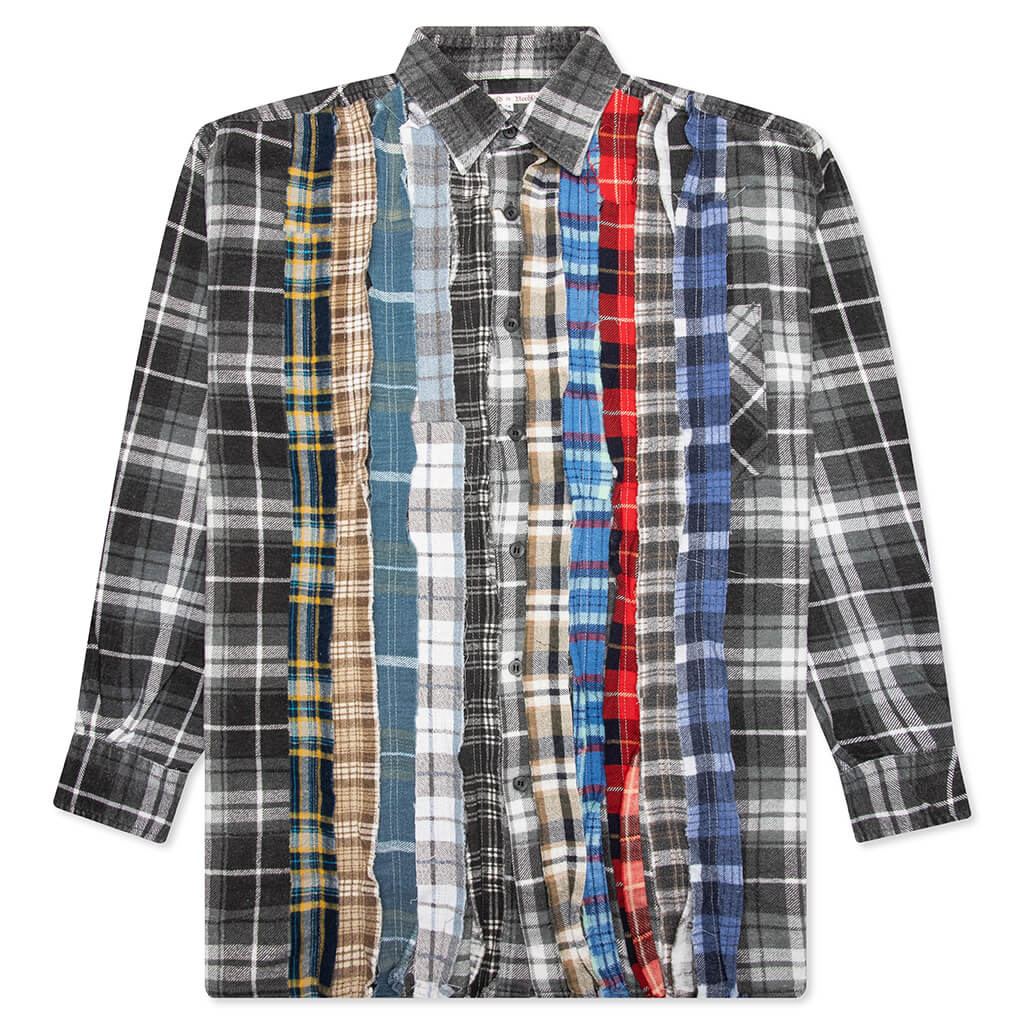 Ribbon Flannel Shirt Assorted