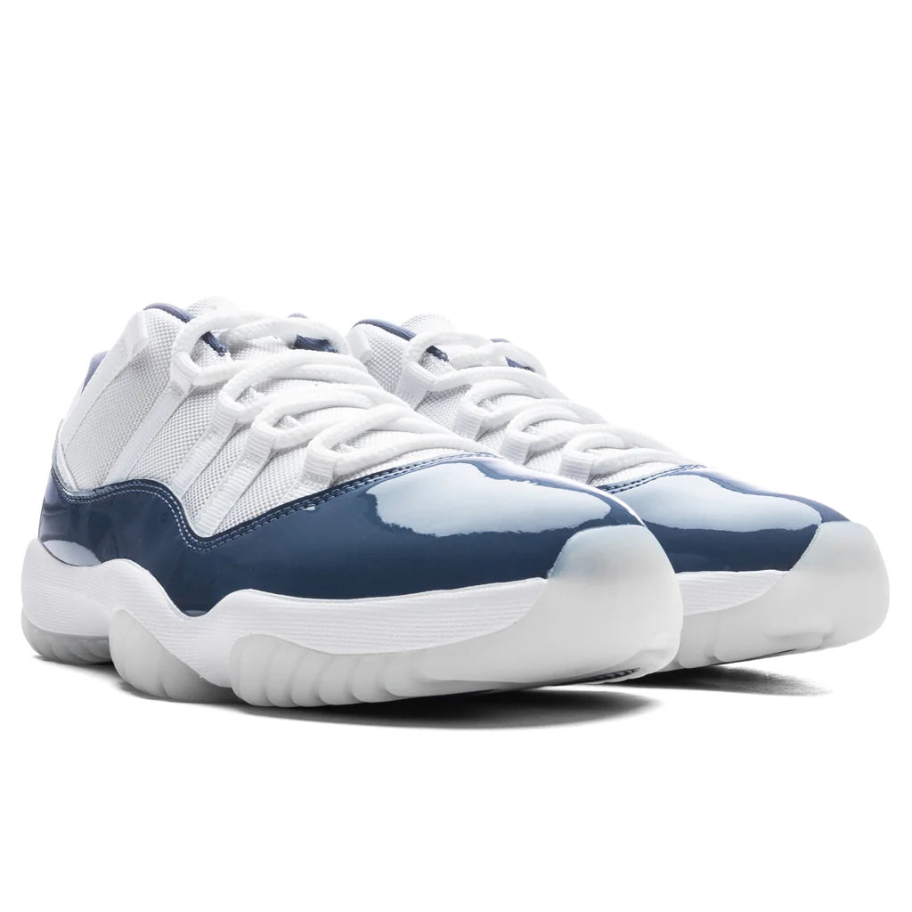 Air Jordan 11 Retro Low White Midnight Navy Diffused Blue