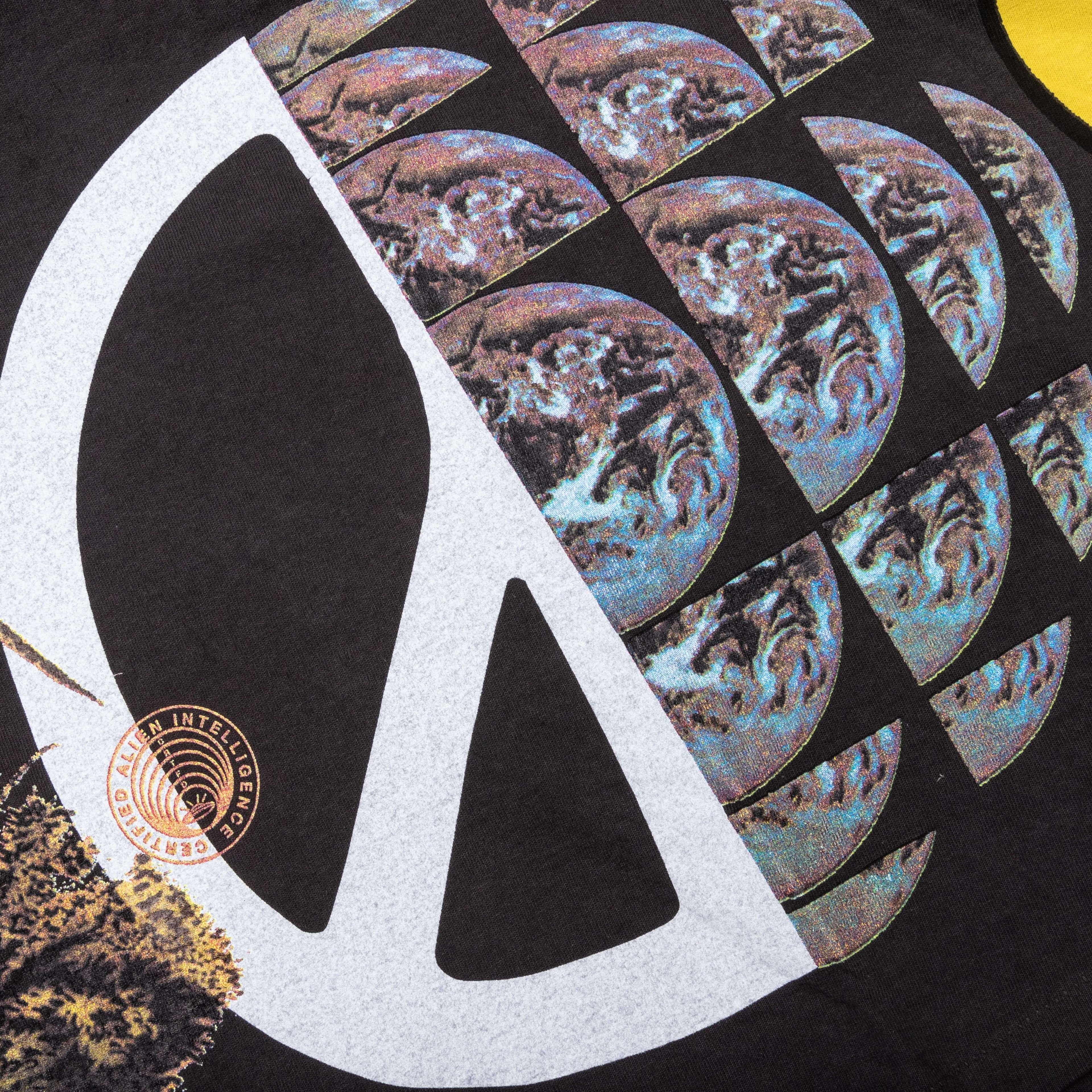 Allover Print Mash up Tee Vintage Black