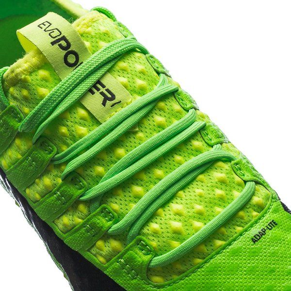 PUMA Evopower Vigor 1 FG Firm Ground Soccer Cleats Green Gecko Black Yellow