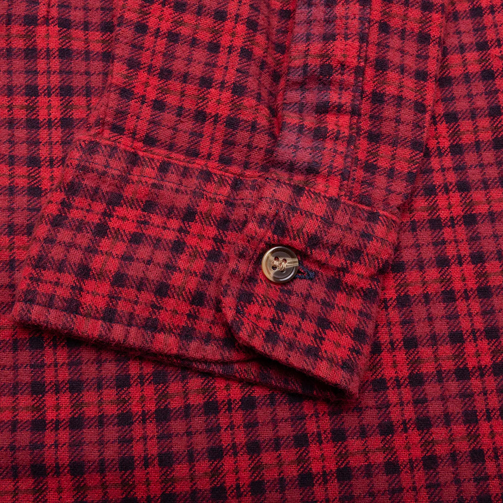 Ribbon Over Dye Flannel Shirt Assorted