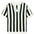 Adidas Originals x CLOT Knit Polo by Edison Chen Green Night Cream White