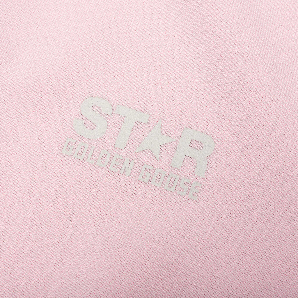 Womens Star Zipped Track Jacket Rose Shadow