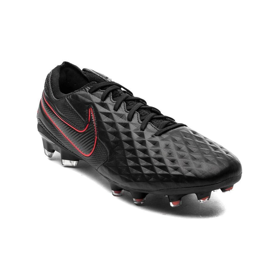 Nike Legend 8 Elite FG Firm Ground Soccer Cleats Black Grey Red