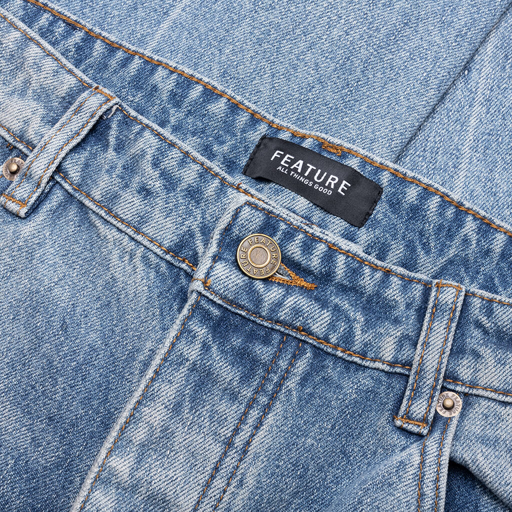 Jacob Tapered Denim Vintage Med Blue