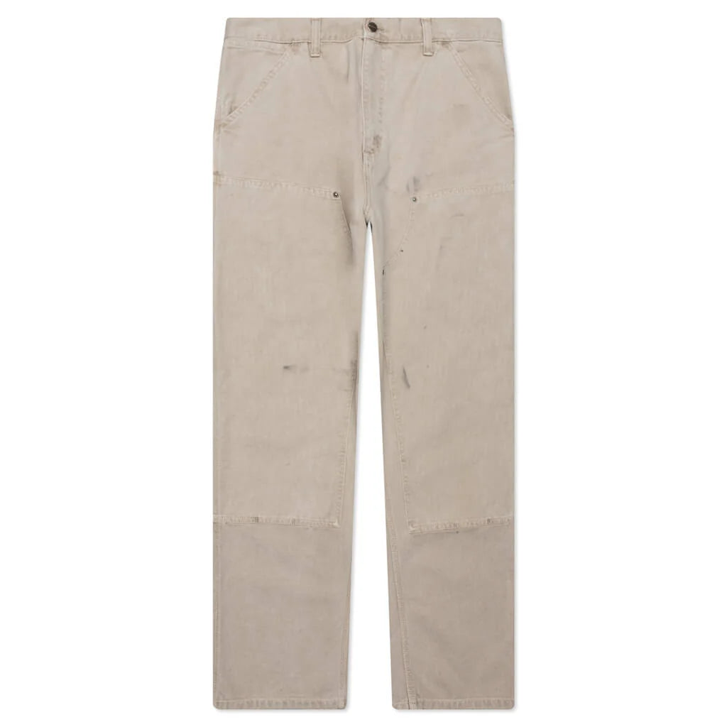 Double Knee Pant Faded Dusty Brown