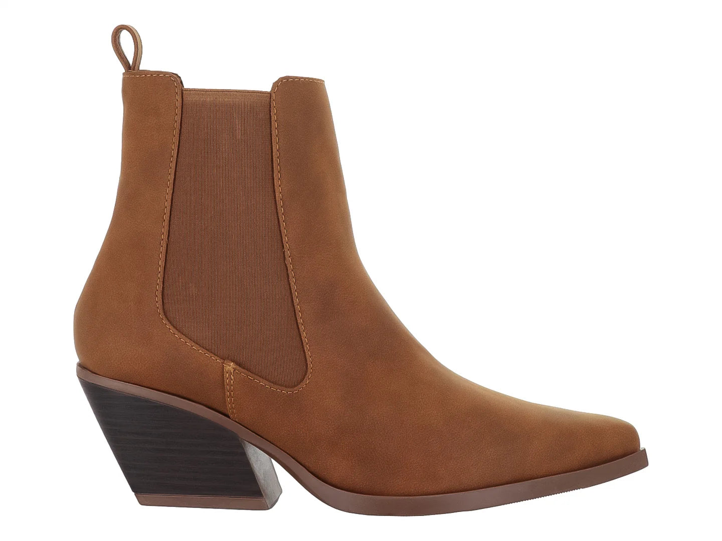 Botines Vaqueros Senties Camel para Mujer
