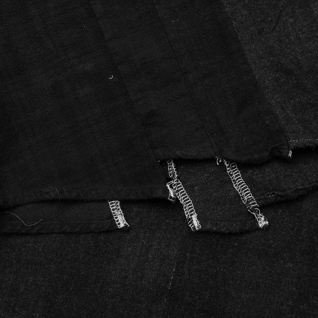 Over Dye 7 Cuts Shirt Black